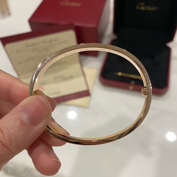 Cartier LOVE bracelet in rose gold- Size 16 - Picture 4 of 7